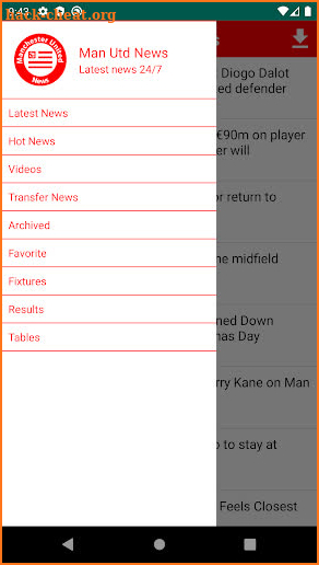 Man Utd Latest News screenshot