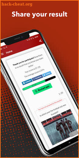 MAN UTD quiz app for real fans screenshot