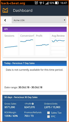 ManageByStats screenshot