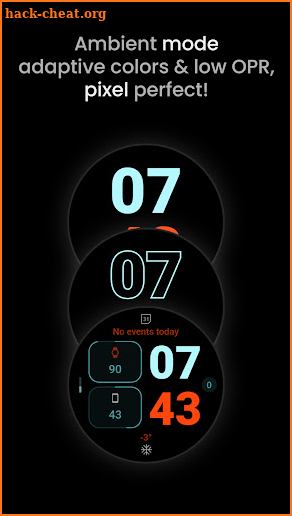 Manager: Wear OS 4 watch face screenshot