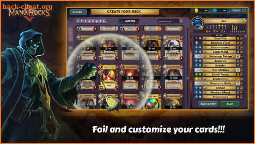 ManaRocks: Seasonal Card Game screenshot