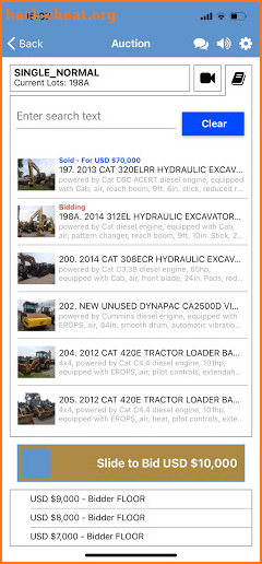 Manasse Auctioneers Live screenshot