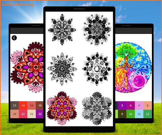 Mandala Color by Number: Mandala Pixel Art screenshot