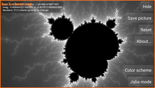 Mandelbrot Explorer screenshot