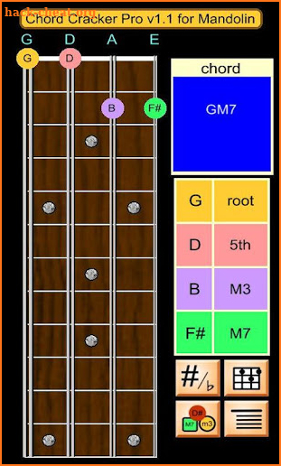 Mandolin Chord Cracker Pro screenshot