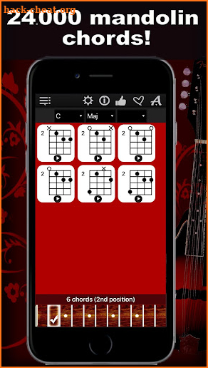 Mandolin Chords Compass screenshot