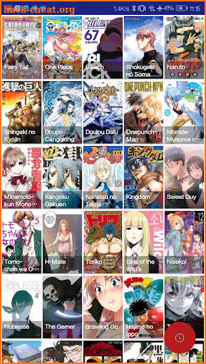 Manga Fans -Free Read &Cache 20000+ Mangas &Comics screenshot