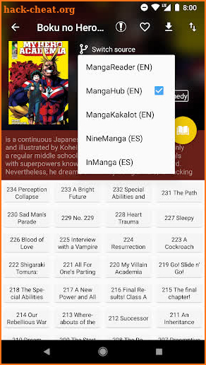 Manga Geek- Best Manga Reader One for all screenshot