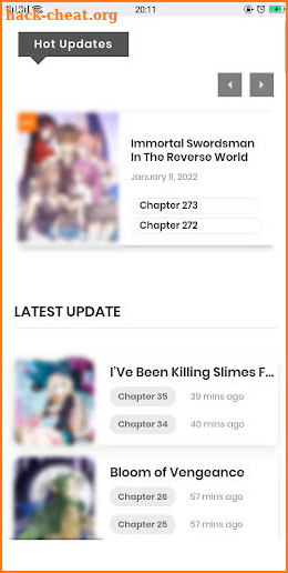 Manga Reader Online App screenshot