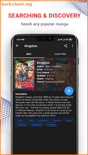 Manga War - Best Free Manga Comic Reader screenshot