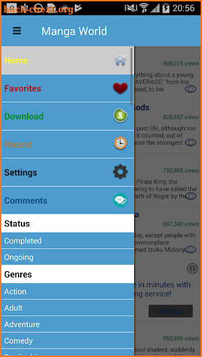 Manga World - Best Manga Reader screenshot