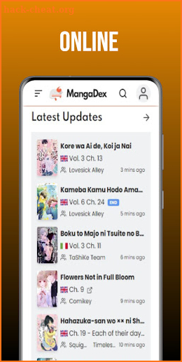 mangaDex screenshot