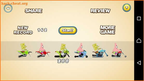 Mania Racing Spongbob VS Patrick screenshot