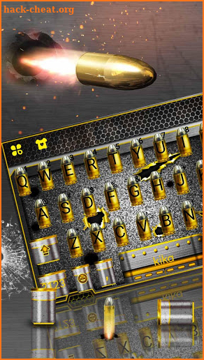 Manly Bullet Keyboard Theme screenshot