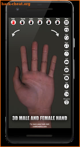 Manus - Hand pose tool screenshot