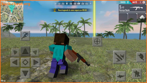 Map FF Fire Minecraft PE Skins screenshot