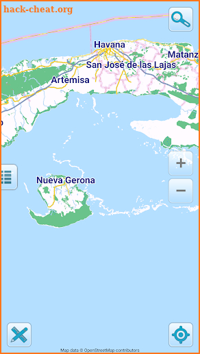 Map of Cuba offline screenshot