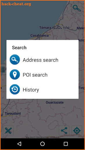 Map of Morocco offline screenshot