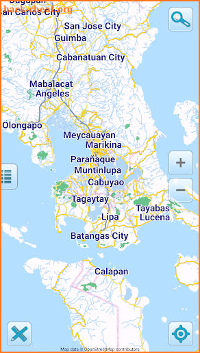 Map of Philippines offline screenshot