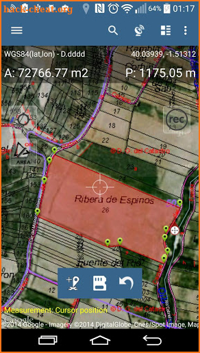 Map Pad GPS Land Surveys & Measurements screenshot