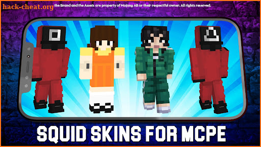 Map Squid Game For MCPE + Kdrama Skins screenshot