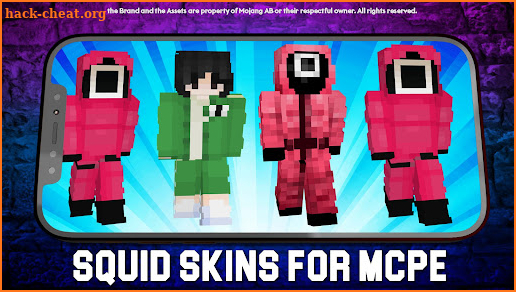 Map Squid Game For MCPE + Kdrama Skins screenshot