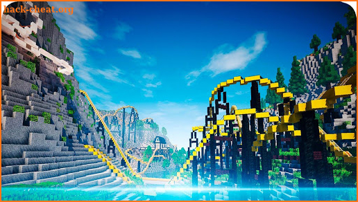 MAPS FOR MINECRAFT PE ROLLER COASTER screenshot