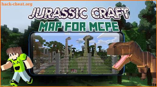 Maps Jurassic Craft for Minecraft screenshot