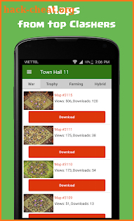 Maps of Clash of Clans 2018 screenshot