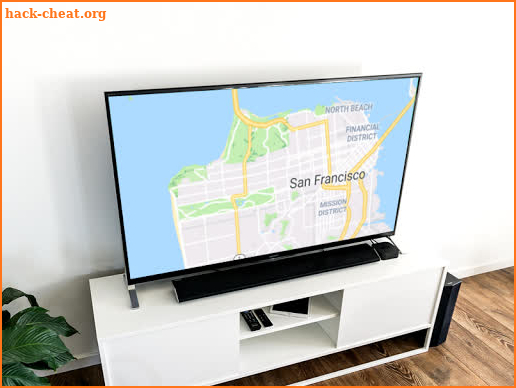 Maps on Chromecast screenshot
