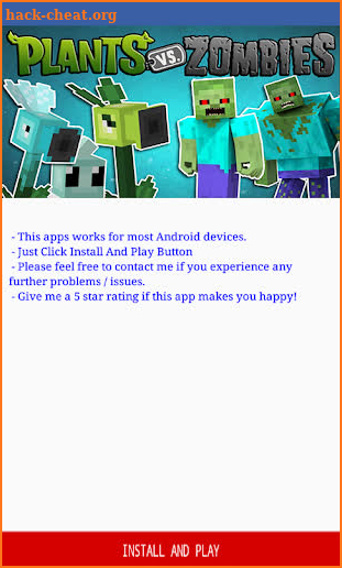 Maps Plants vs Zombies for Minecraft PE screenshot