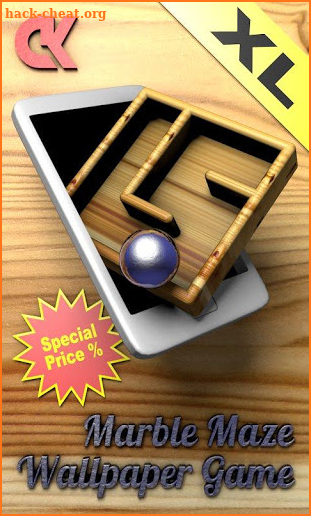 Marble Maze Wallpaper Game XL screenshot