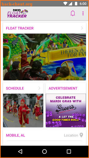 Mardi Gras Parade Tracker WALA screenshot