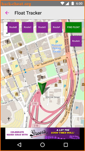 Mardi Gras Parade Tracker WALA screenshot