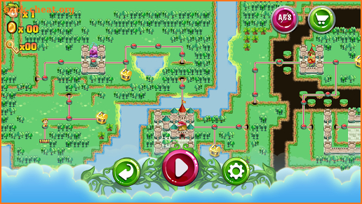 Mari Adventure - Super Adventure All World Map screenshot