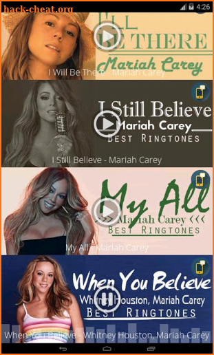 Mariah Carey - Best Ringtones screenshot