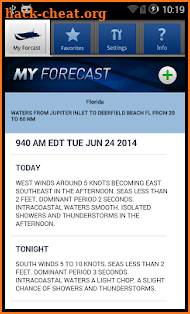 Marine Weather Forecast screenshot