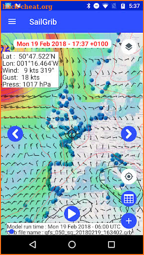 Marine Weather | SailGrib screenshot