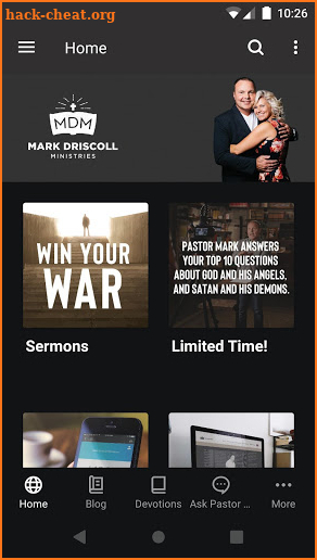 Mark Driscoll Ministries screenshot