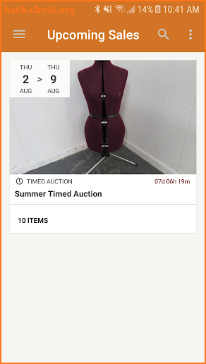 Marlette Online Auction screenshot