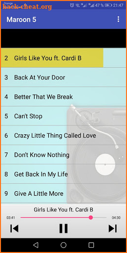 Maroon 5 Songs screenshot