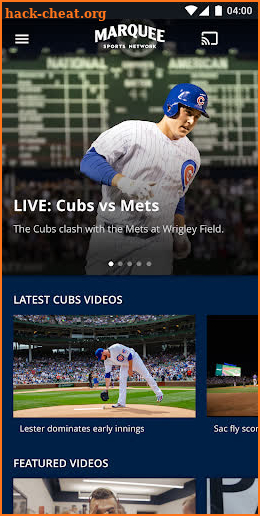 Marquee Sports Network screenshot