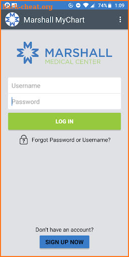 Marshall MyChart screenshot