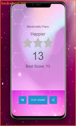 Marshmello Piano Tiles Happier Songs screenshot