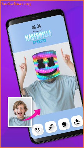 Marshmello Stickers - Marshmello Photo Editor screenshot