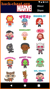 Marvel Stickers: Hero Mix screenshot