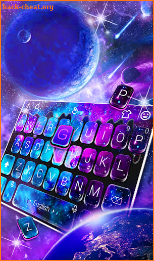 Marvelous Dream Galaxy Keyboard Theme screenshot