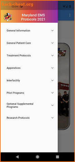 Maryland EMS Protocols 2021 screenshot