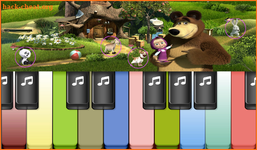 Masha and Bear : Piano Magic Tiles Game For Kids screenshot