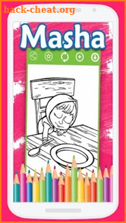 Masha And The Bear Coloring Book screenshot